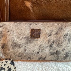 STS Ranchwear Brown and Cream Wallet
